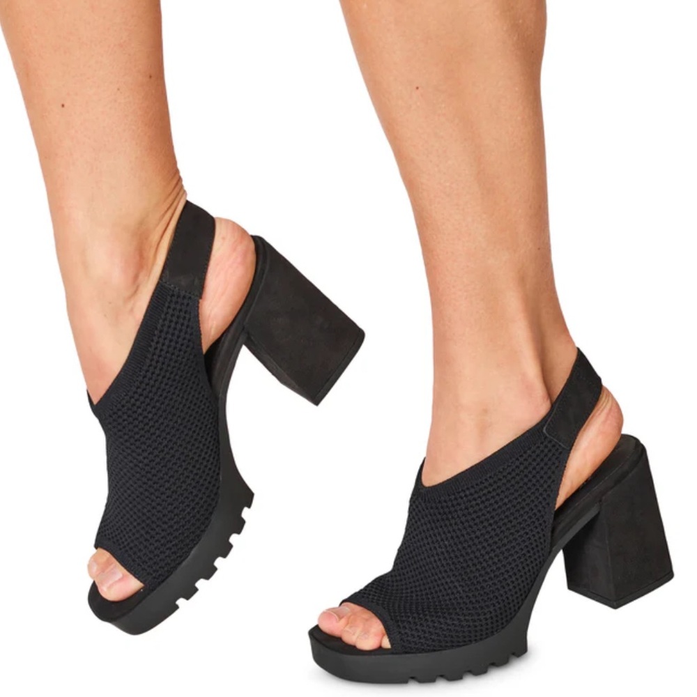 Eileen Fisher Cue Stretch Knit Sandals